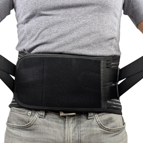 Justerbart ryggstöd med lumbal ryggkudde för smärtlindring och hållningskorrigering